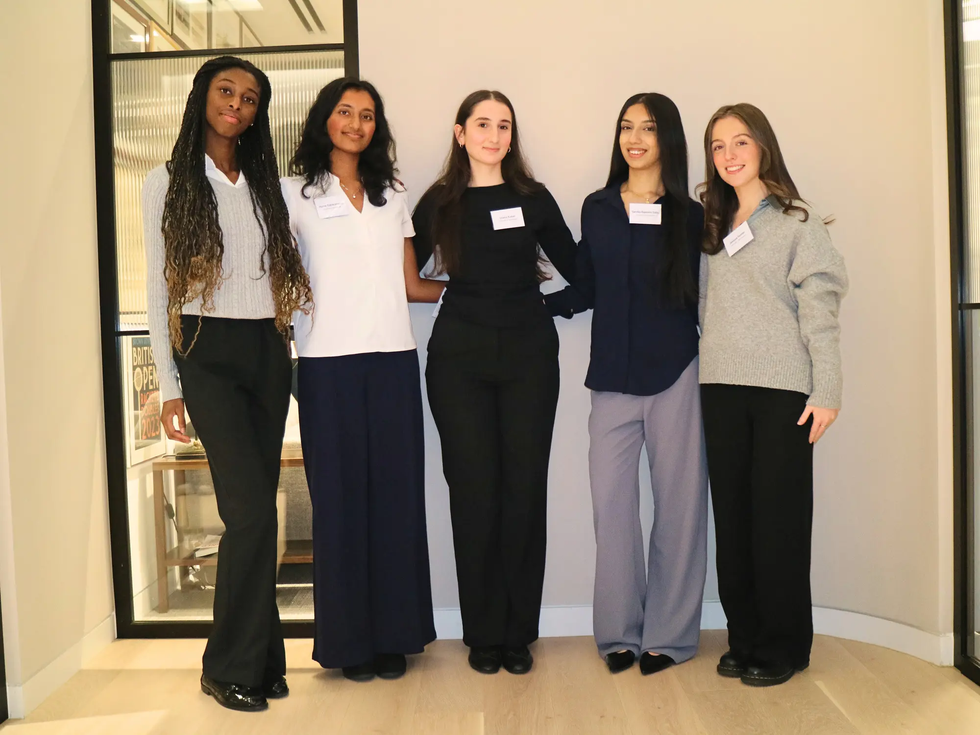 Students at university investment challenge